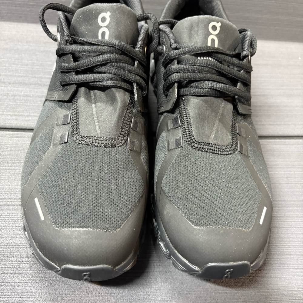 On Running Women’s Cloud Waterproof Sneakers - Black - Picture 4 of 6